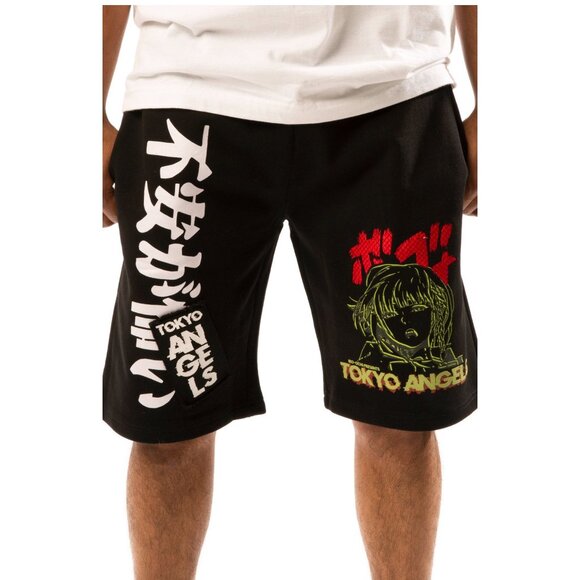 Iro-Ochi Tokyo Angels Black Cotton XXL Mens Shorts - Picture 7 of 7